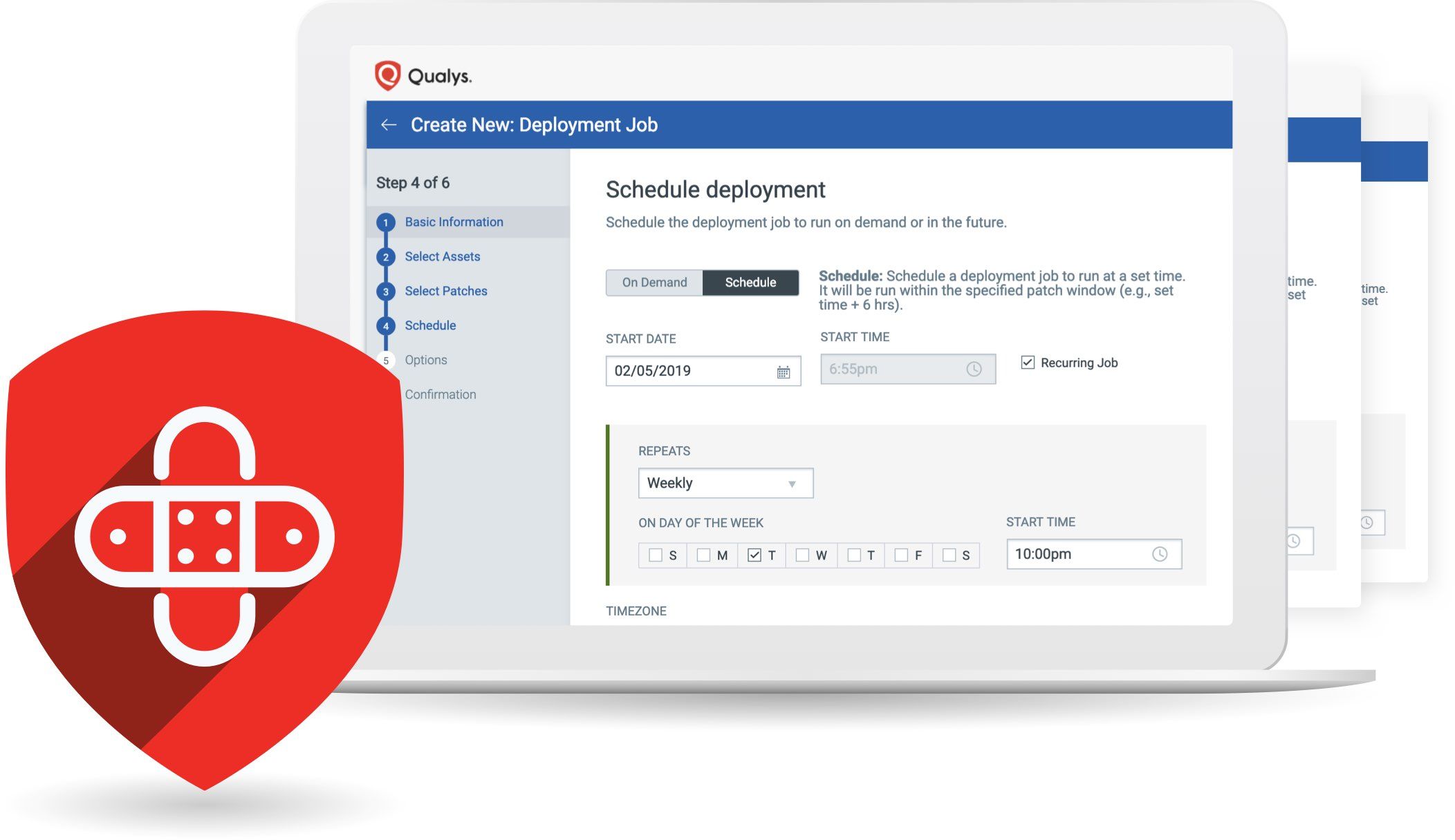 Qualys Remote Endpoint Detection: Schedule Deployment | Qualys