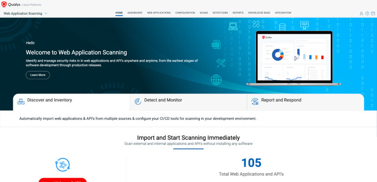 Qualys Web Application Security And Scanning Solutions