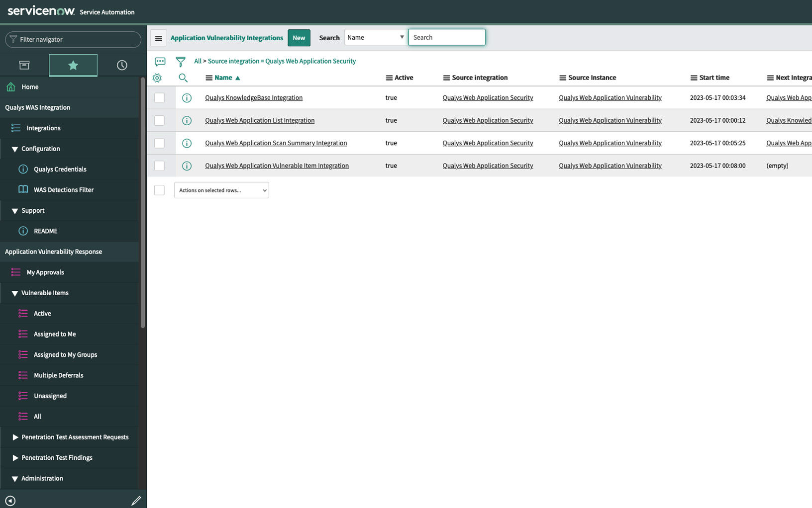 Qualys Web Application Scanning