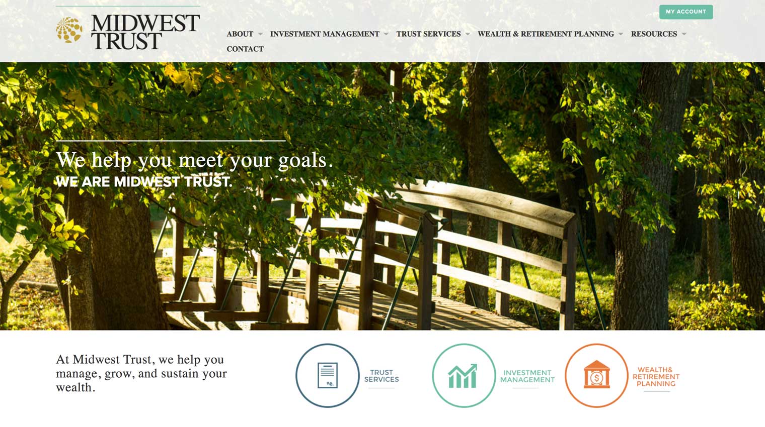 Midwest Trust home page
