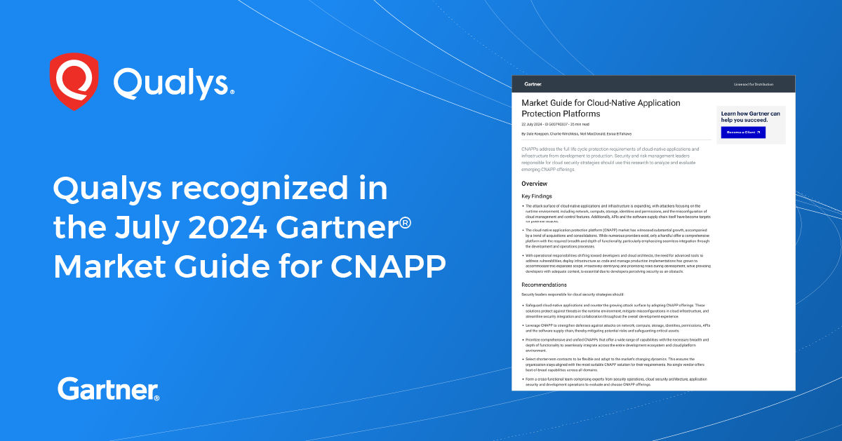 Gartner® Market Guide