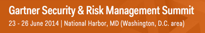 Gartner Security & Risk Management Summit