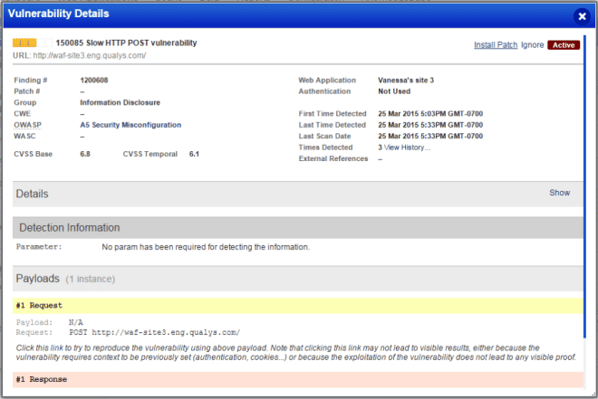 Virtual Patch Deployment