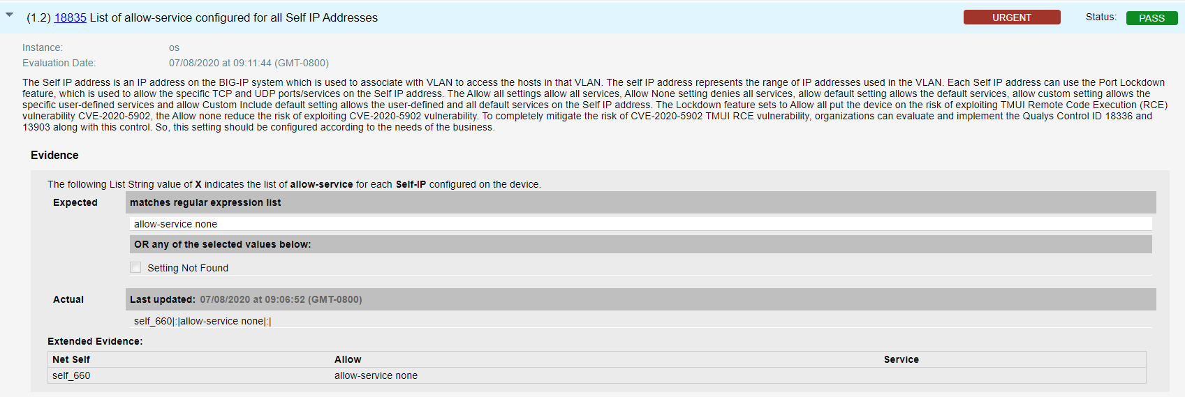 F5 BIG IP Remote Code Execution Vulnerability CVE 2020 5902