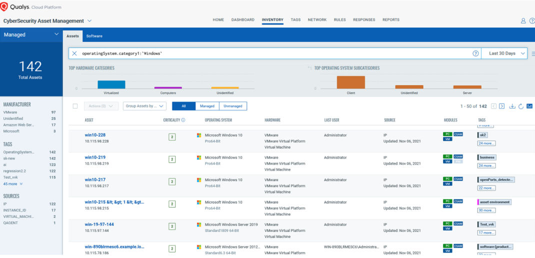 November 2021 Release Prioritize Assets by Criticality Score, Option