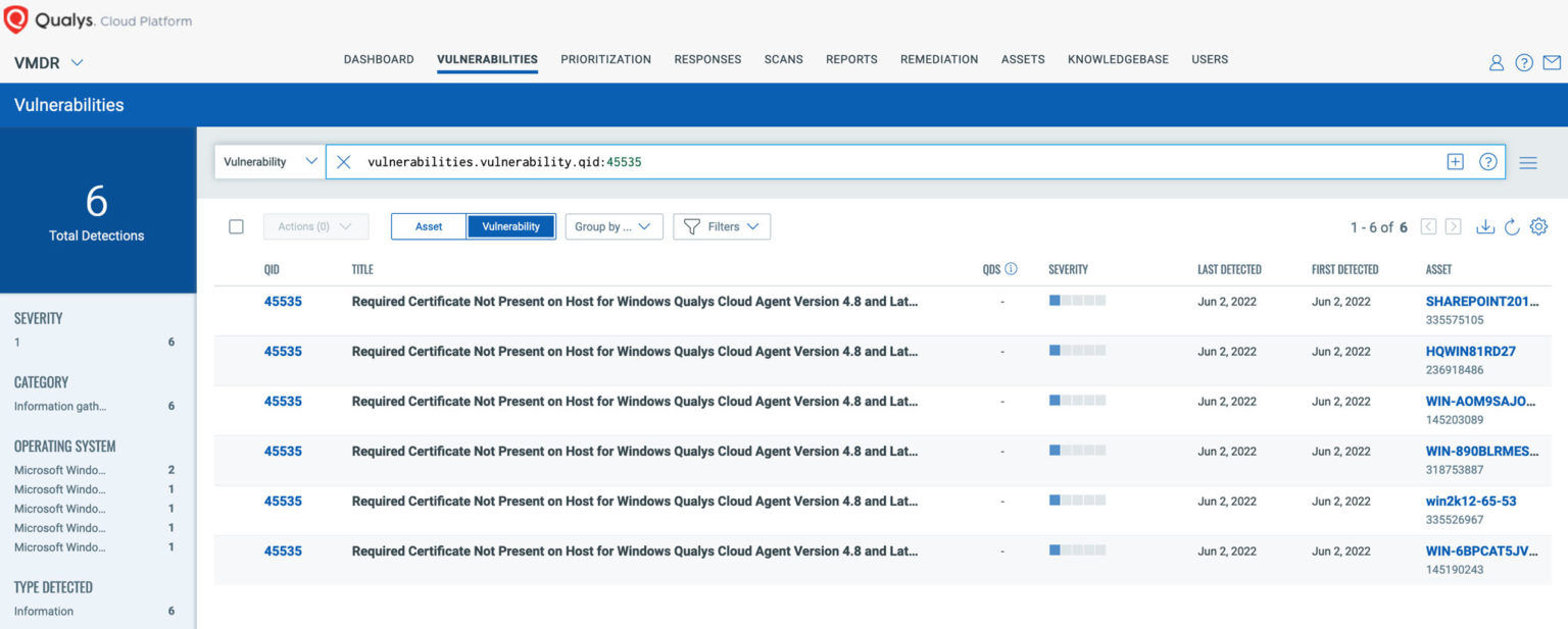 Qualys Cloud Agent Windows 4 | Qualys Cloud Agent Getting Started Guide ...