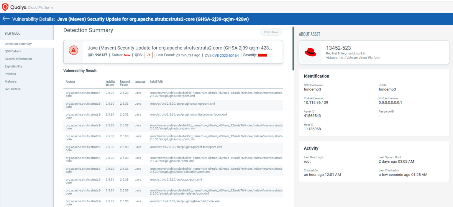 Detect and Manage the Risk of Apache Struts (CVE-2023-50164 ...