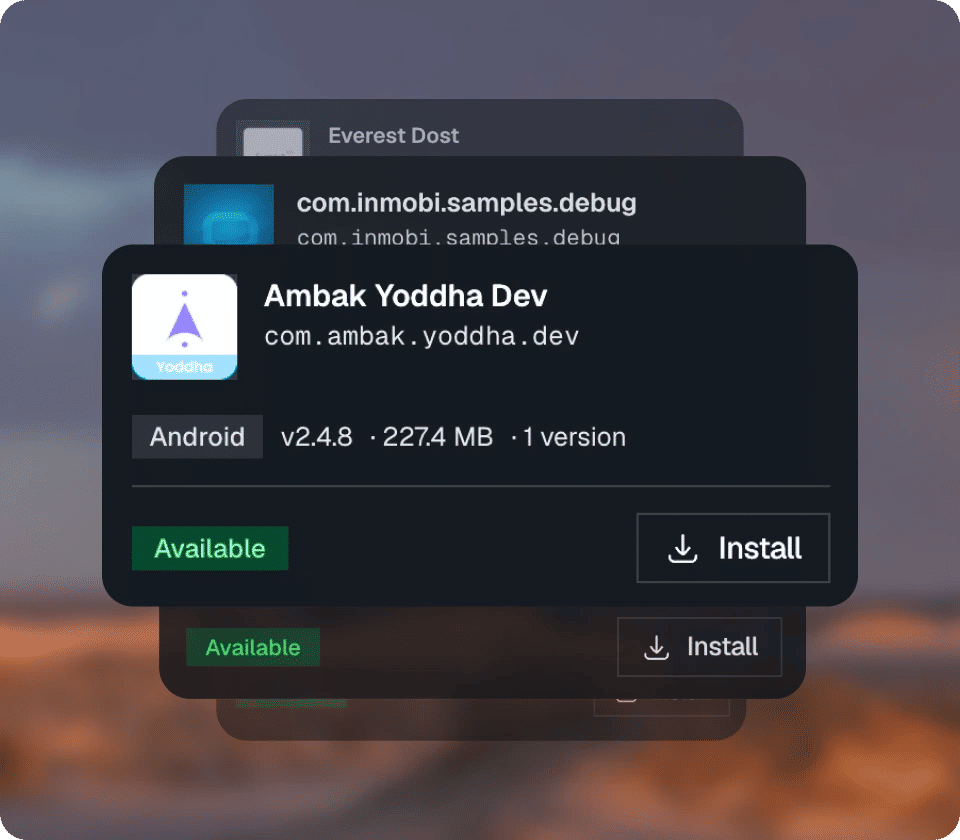 Manage Android and iOS builds in one place