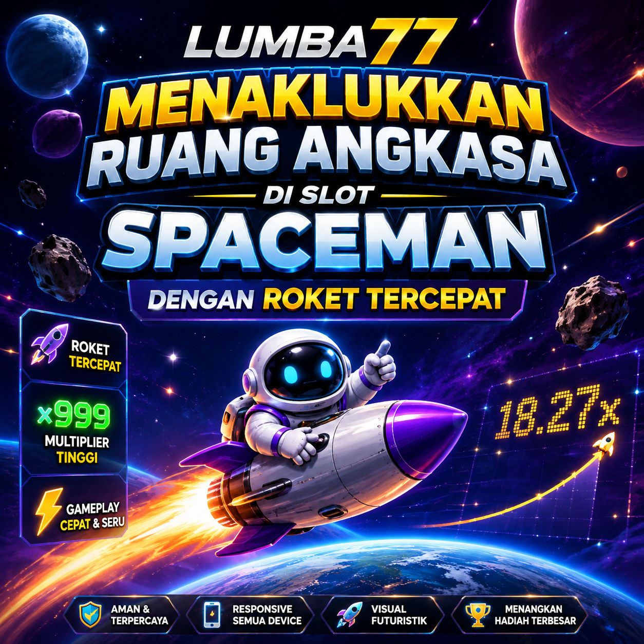 LUMBA77: Menaklukkan Ruang Angkasa di Slot Spaceman dengan Roket Tercepat