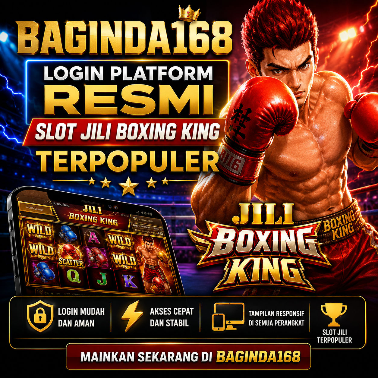 BAGINDA168 Banner