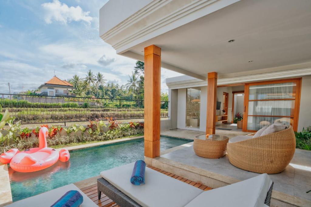 The Heart's Rice Field Sanctuary 1 Bed Villa