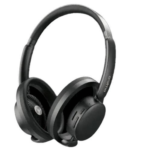 Casque audio sans fil Oraimo -  OpenLoop – OHP-670N – Bluetooth 6.0 – Autonomie 50 heures  – Double micro avec ENC – Volume adaptatif – Connexion double appareil  – Garantie 12 mois