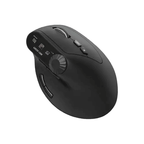 Souris Verticale Sans Fil Ergonomique - Green Lion -  Vertical Mouse Smart OLED  – Bluetooth 5.1 + 2.4GHz – Écran OLED – Rechargeable USB-C- 03 Mois de Garantie 
