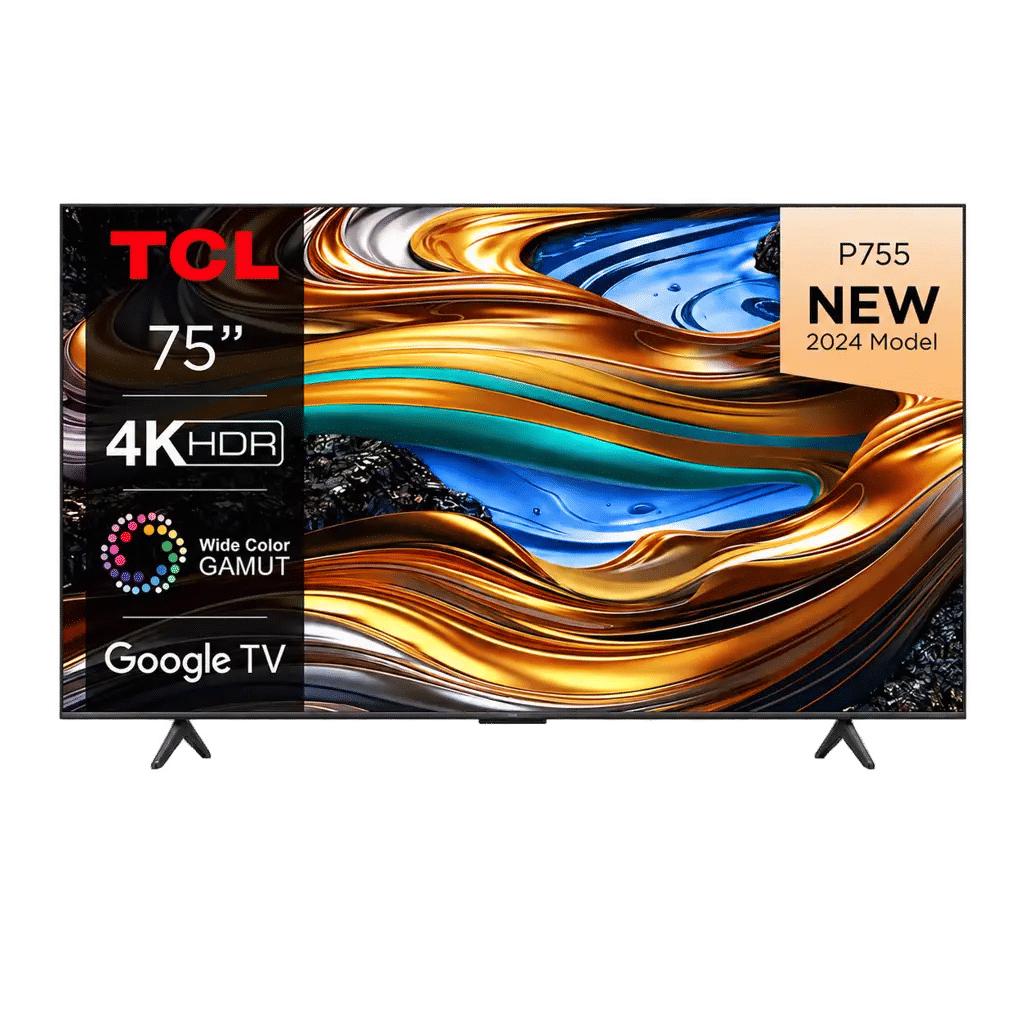 Téléviseur  Smart TCL  - 75P755 - 75 pouces  -  LED  4K UHD  - grand écran - Garantie 06 Mois