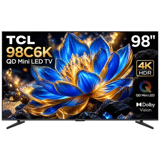 Téléviseur  Smart  TCL - 98 pouces  QD Mini LED  4K HDR  - 98C6K - Garantie 06 Mois