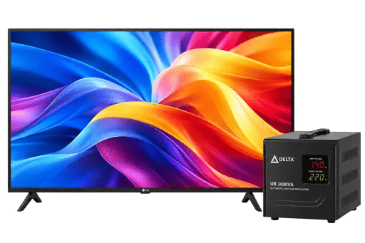 Pack TV Smart LG 50 pouces 4K + Régulateur DELTA 3000VA