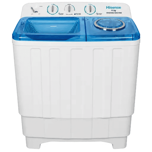 Machine À Laver Semi-Automatique - Hisense - WSRB 113W –  11 Kg – Garantie 06 Mois