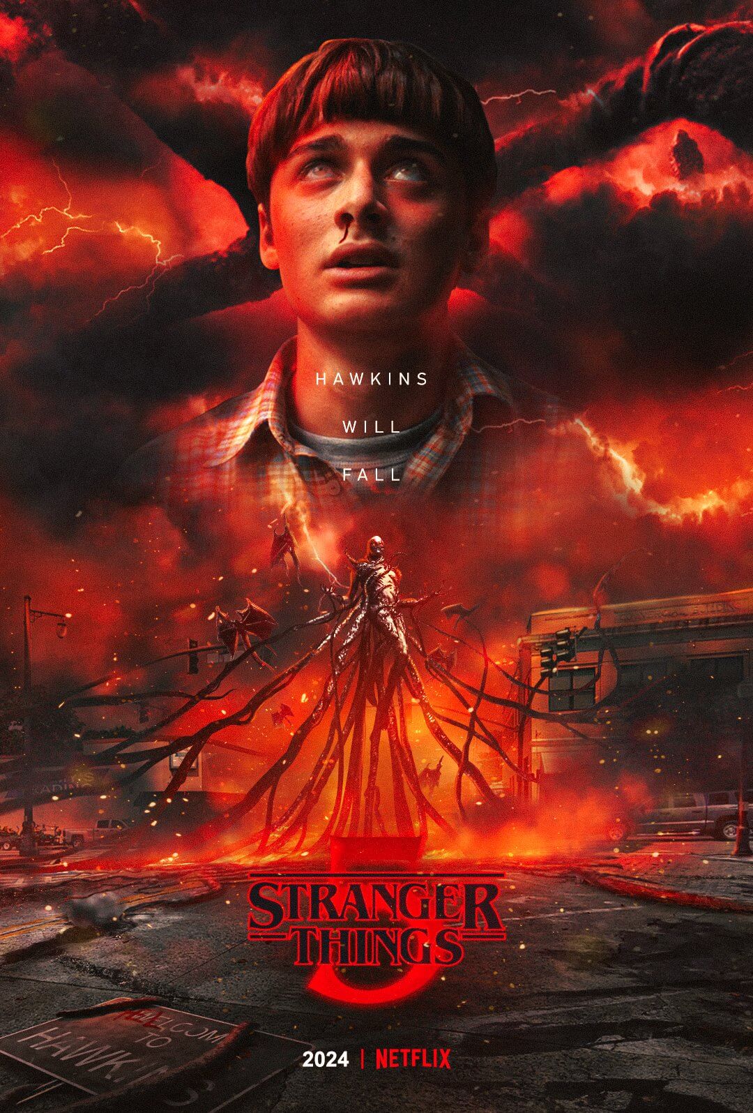 Stranger Things 5 fanart: @almirondesign