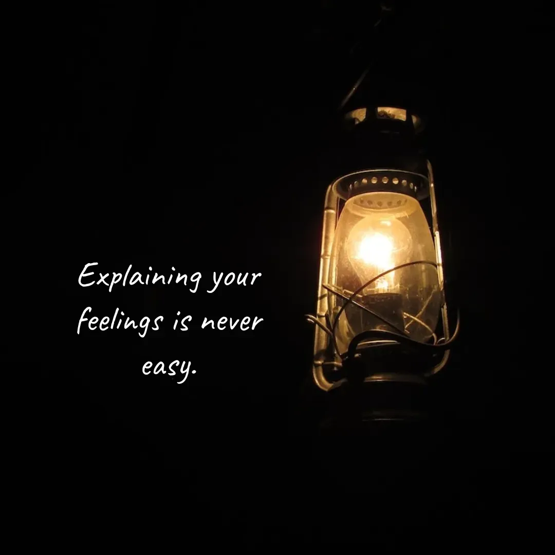 Quote by DON RUTH - Explaining your feelings is never easy. - Made using Quotes Creator App, Post Maker App
