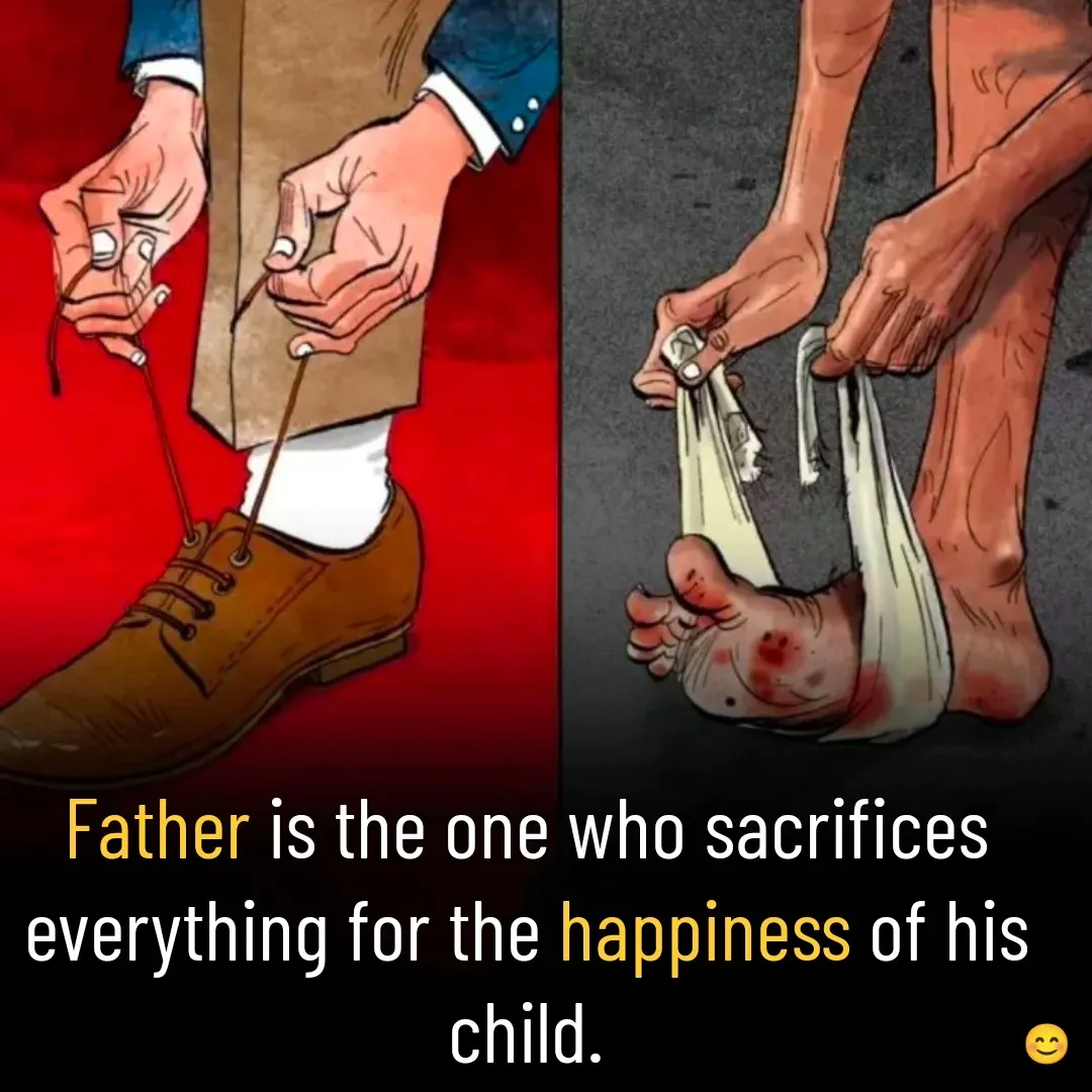 Quote by DON RUTH - Father is the one who sacrifices everything for the happiness of his child. - Made using Quotes Creator App, Post Maker App