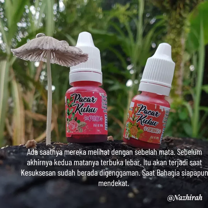 Quote by Reni - Ada saatnya mereka melihat dengan sebelah mata. Sebelum akhirnya kedua matanya terbuka lebar. Itu akan terjadi saat Kesuksesan sudah berada digenggaman. Saat Bahagia siapapun mendekat. 
 - Made using Quotes Creator App, Post Maker App