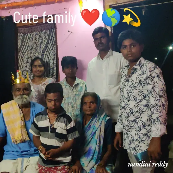 Quote by Nandini Reddy - Cute family ❤️🌎💫 - Made using Quotes Creator App, Post Maker App