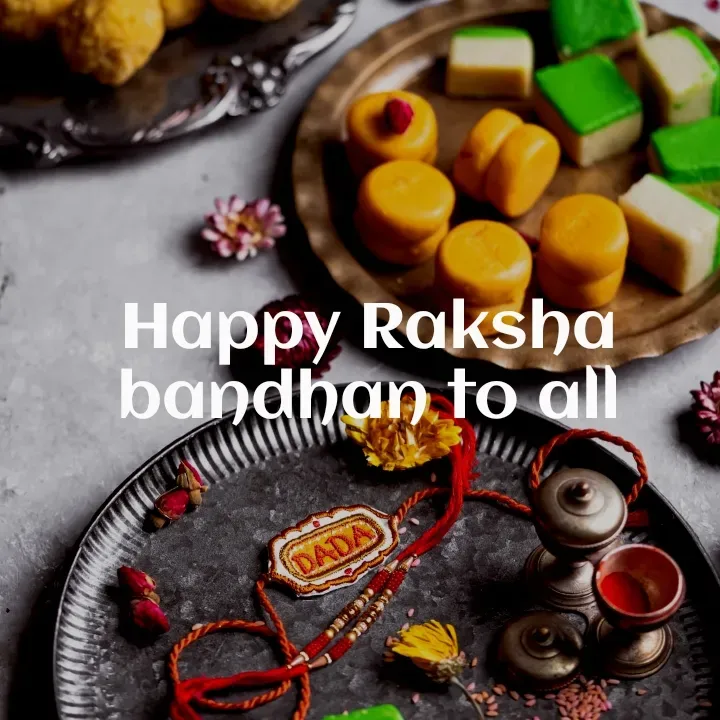 Quote by @ Junior writter.... - Happy Raksha bandhan to all - Made using Quotes Creator App, Post Maker App