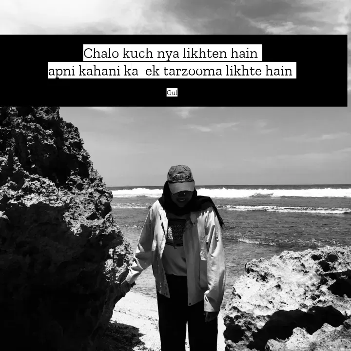 Quote by Gulshida Bano - Chalo kuch nya likhten hain 
apni kahani ka  ek tarzooma likhte hain 

Gul - Made using Quotes Creator App, Post Maker App
