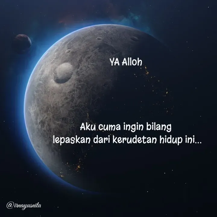 Quote by Irna Yusnita - YA Alloh 




Aku cuma ingin bilang 
lepaskan dari kerudetan hidup ini... - Made using Quotes Creator App, Post Maker App