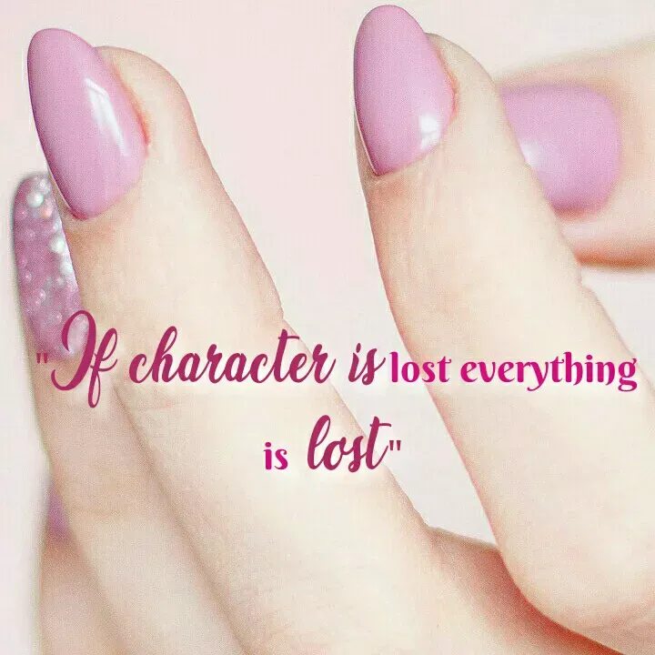 Quote by Ananya Singh - If character islost everything
lost
is
 - Made using Quotes Creator App, Post Maker App