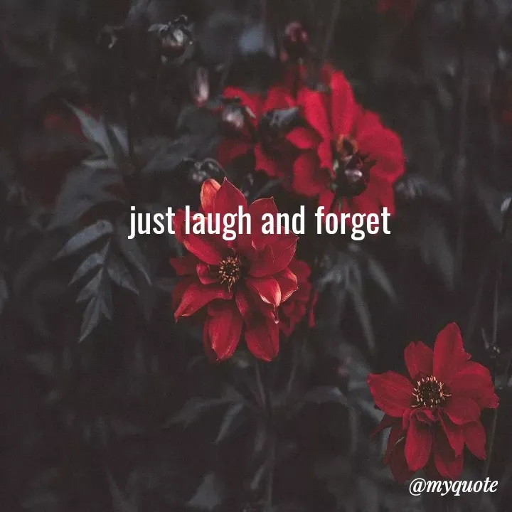 Quote by Jay Wook - just laugh and forget  - Made using Quotes Creator App, Post Maker App