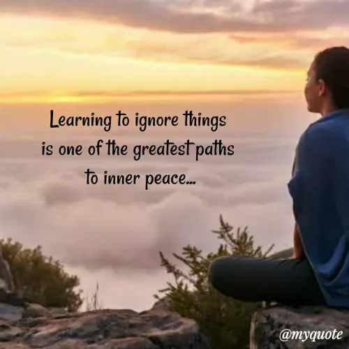 Quote by Sahaya Jenifer - Learning to ignore things
is one of the greatest paths
to inner peace.
@тудиоte
 - Made using Quotes Creator App, Post Maker App