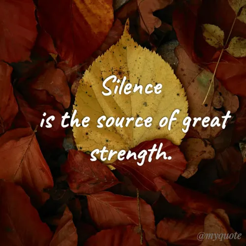 Quote by Sahaya Jenifer - Silence
 is the source of great strength. - Made using Quotes Creator App, Post Maker App