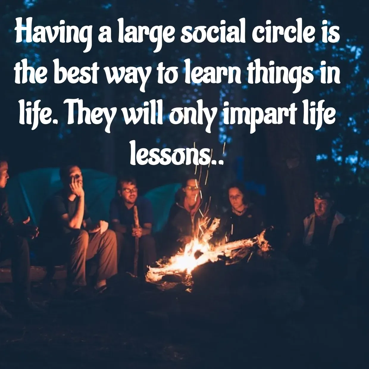 Quote by Peace finder - Having a large social circle is the best way to learn things in life. They will only impart life lessons.. - Made using Quotes Creator App, Post Maker App