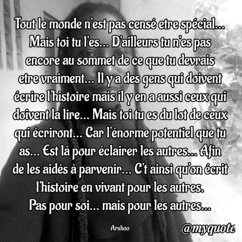 Quote by Arshel Précieux Tsoun -  - Made using Quotes Creator App, Post Maker App
