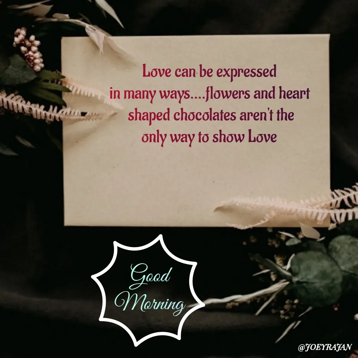 Quote by Joseph Rajan - Good
 Morning  - Made using Quotes Creator App, Post Maker App