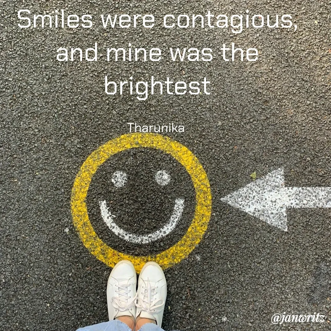 Quote by Tharunika N - Smiles were contagious, and mine was the brightest

Tharunika  - Made using Quotes Creator App, Post Maker App