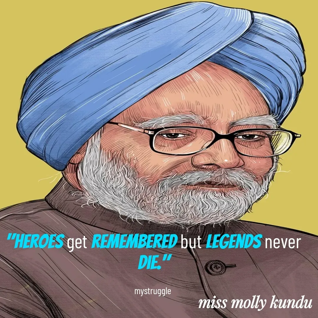 Quote by Molly Kundu - "Heroes get remembered but legends never die."

mystruggle  - Made using Quotes Creator App, Post Maker App