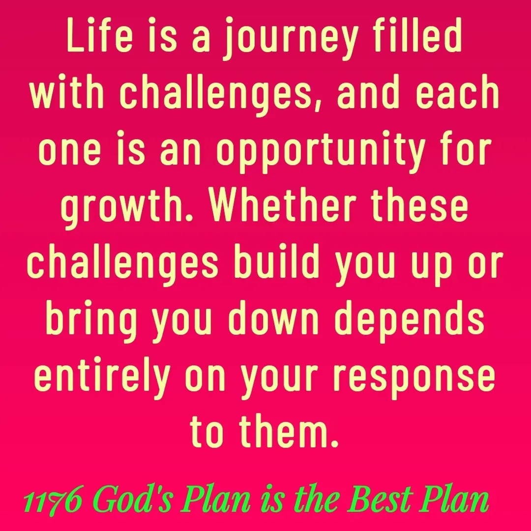 Quote by Yaggnya - Life is a journey filled with challenges, and each one is an opportunity for growth. Whether these challenges build you up or bring you down depends entirely on your response to them. - Made using Quotes Creator App, Post Maker App