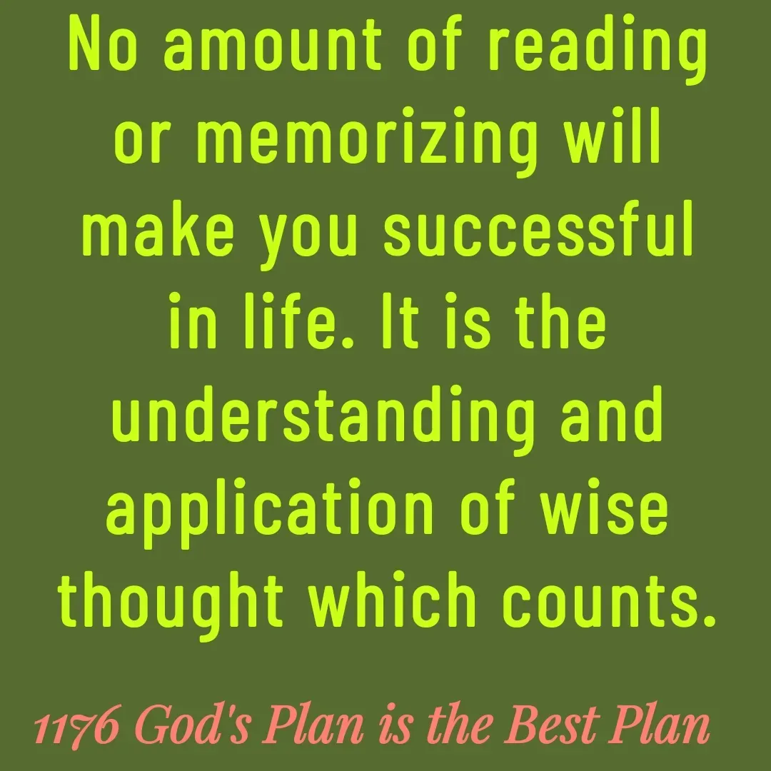 Quote by Yaggnya - No amount of reading or memorizing will make you successful in life. It is the understanding and application of wise thought which counts. - Made using Quotes Creator App, Post Maker App