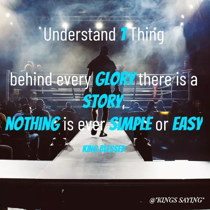 Quote by King Blessed - Understand 1 Thing

behind every glory there is a story,
nothing is ever simple or easy

KING BLESSED - Made using Quotes Creator App, Post Maker App