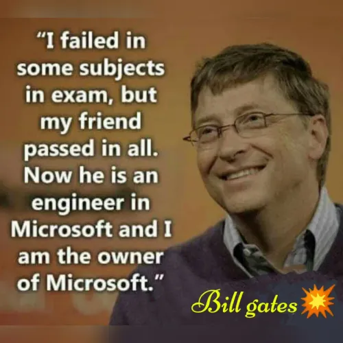 Quote by Anshu 💫 -                      Bill gates💥 - Made using Quotes Creator App, Post Maker App