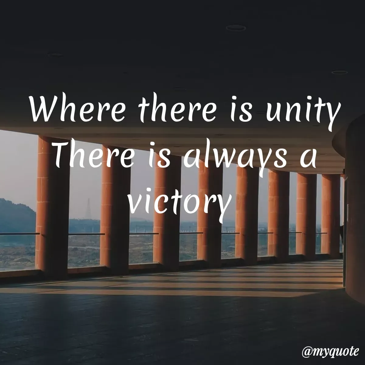Quote by Maben Sisters - Where there is unity
There is always
victory
a
@тудиote
 - Made using Quotes Creator App, Post Maker App