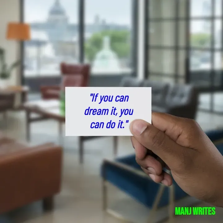 Quote by Manj Rajpoot - "If you can dream it, you can do it." - Made using Quotes Creator App, Post Maker App
