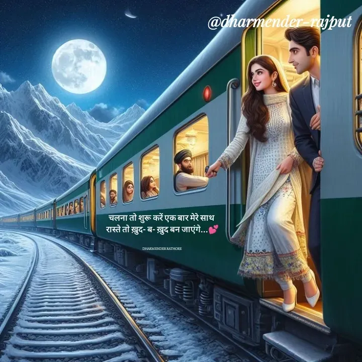 Quote by Dharmender Rathore - चलना तो शुरू करें एक बार मेरे साथ 
रास्ते तो ख़ुद- ब- ख़ुद बन जाएंगे...💕


DHARMENDER RATHORE  - Made using Quotes Creator App, Post Maker App