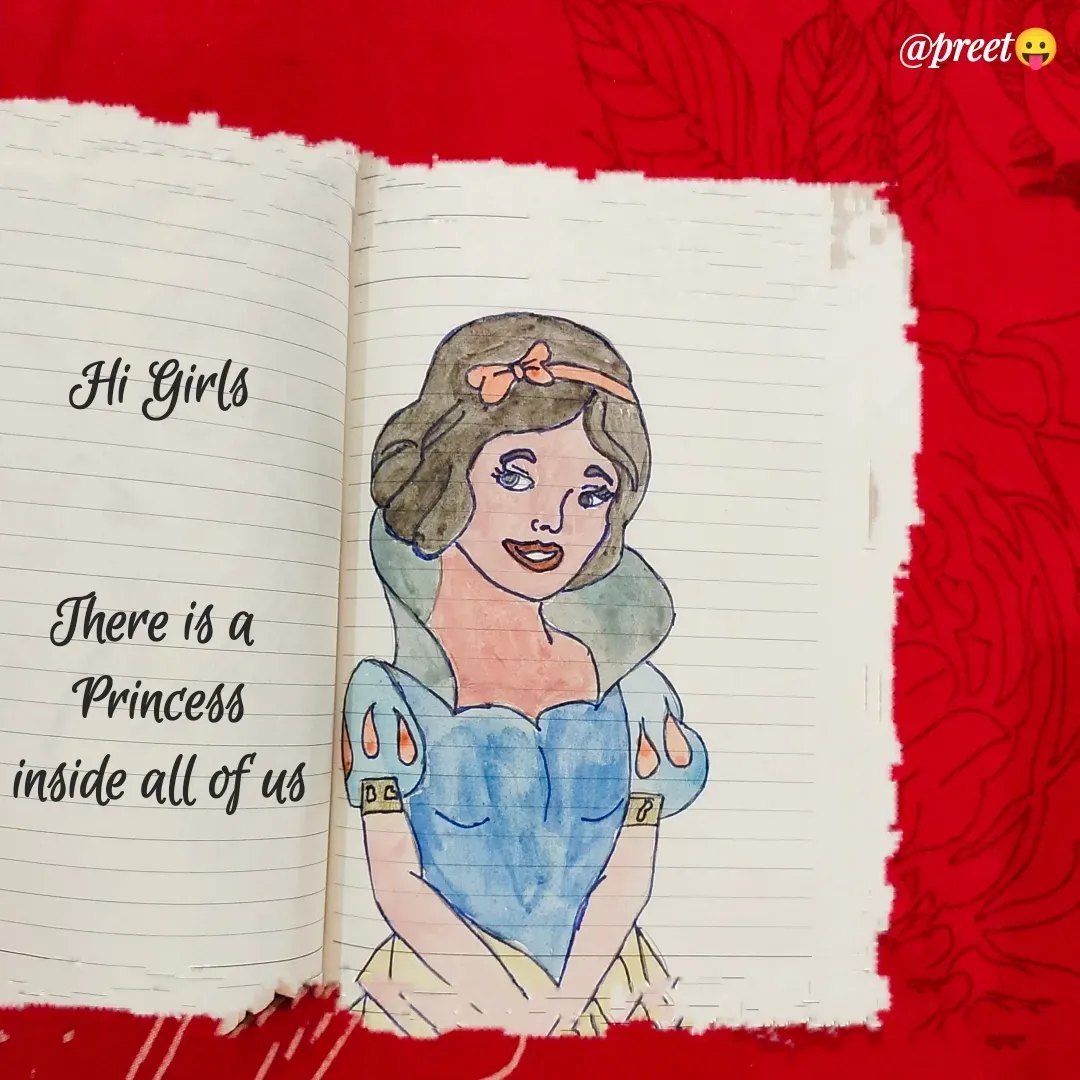 Quote by Preet Gill - @preete
Hi Girls
There is a
Princess
inside all of us eA
 - Made using Quotes Creator App, Post Maker App