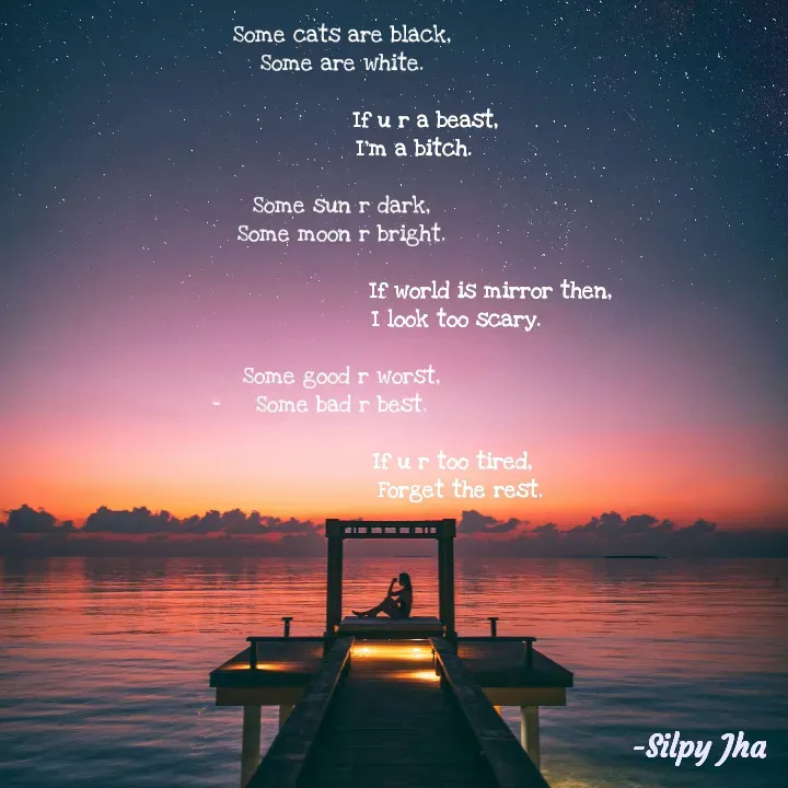 Quote by Silpy Jha - Double tap to change text. - Made using Quotes Creator App, Post Maker App