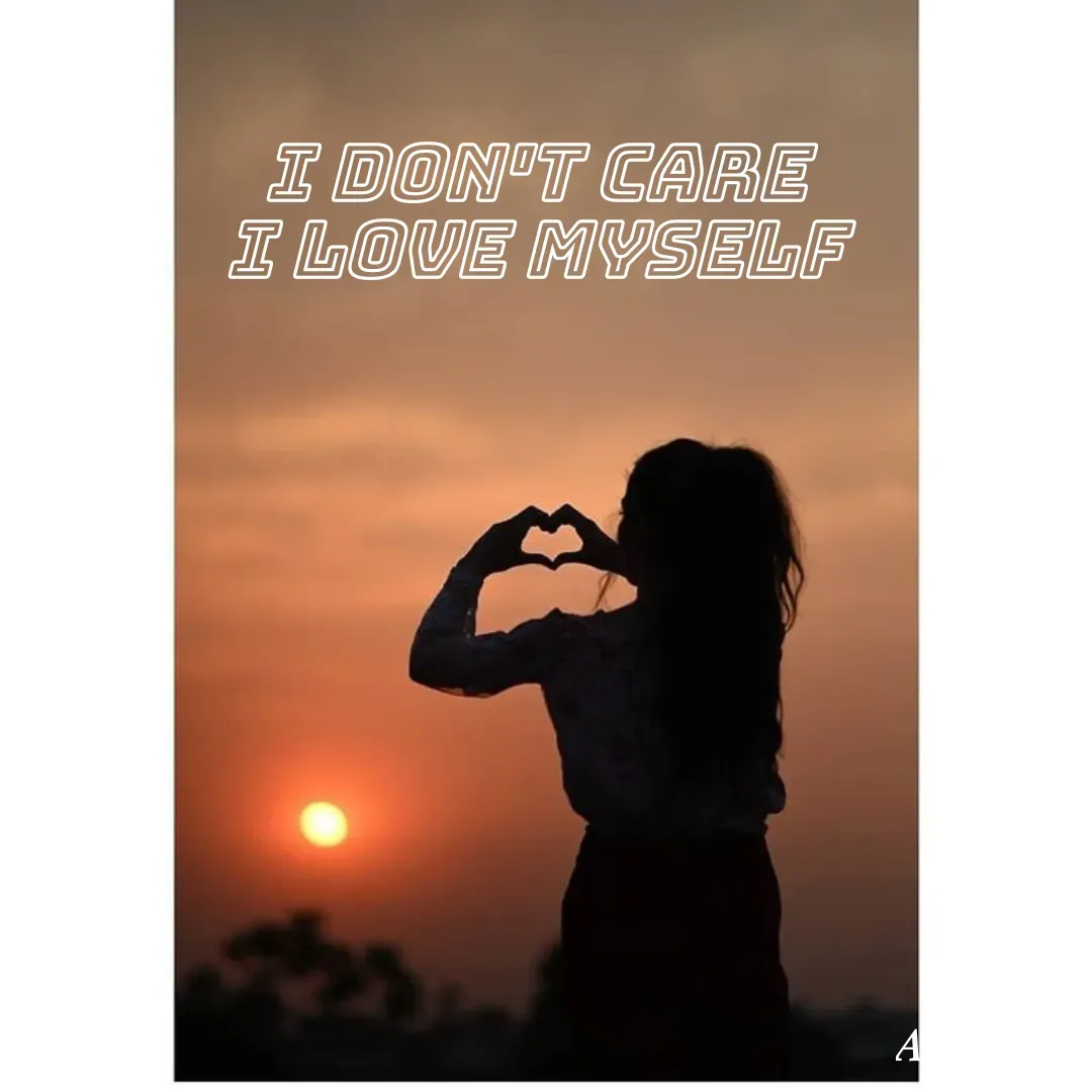 Quote by Anamika Banerjee 💜💜 - I don't care 
I love myself 
 - Made using Quotes Creator App, Post Maker App