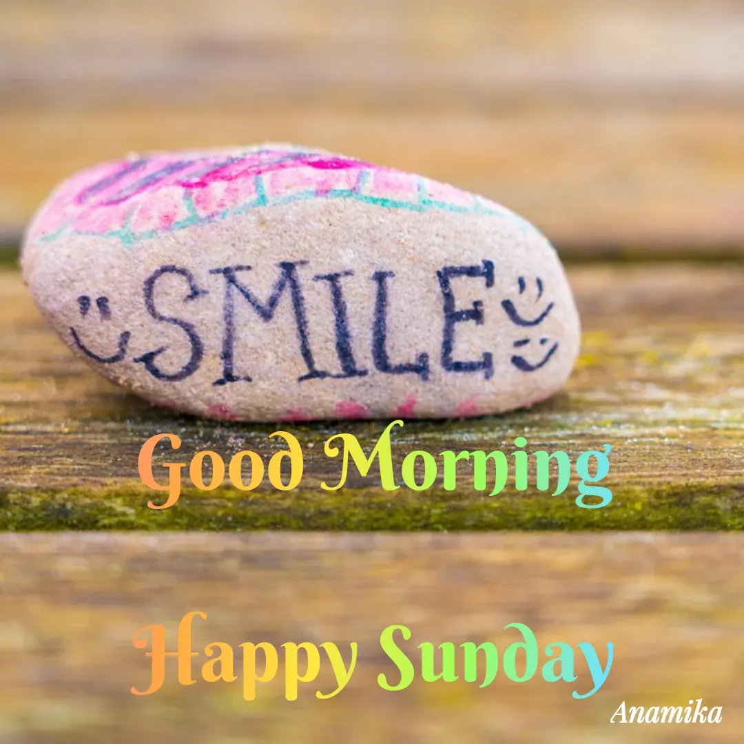 Quote by Anamika Banerjee 💜💜 - Good Morning 

Happy Sunday  - Made using Quotes Creator App, Post Maker App