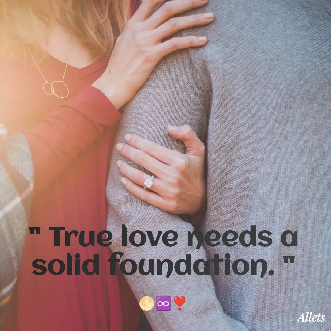 Quote by Sneha Bhabor - " True love needs a solid foundation. "

🌕♾️❣️ - Made using Quotes Creator App, Post Maker App